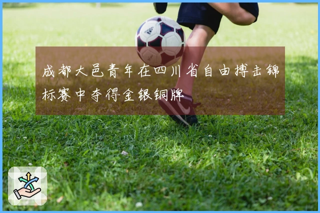 成都大邑青年在四川省自由搏击锦标赛中夺得金银铜牌